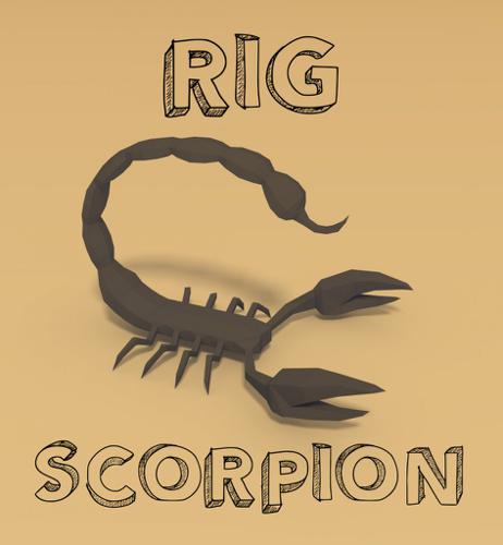 Scorpion Rig - Low Poly preview image